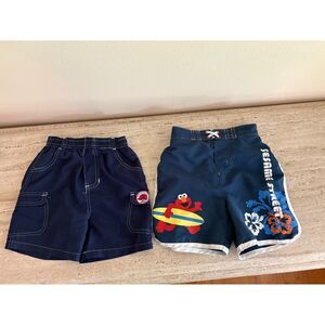 lot of 2 VTG Sesame Street Swim Trunks